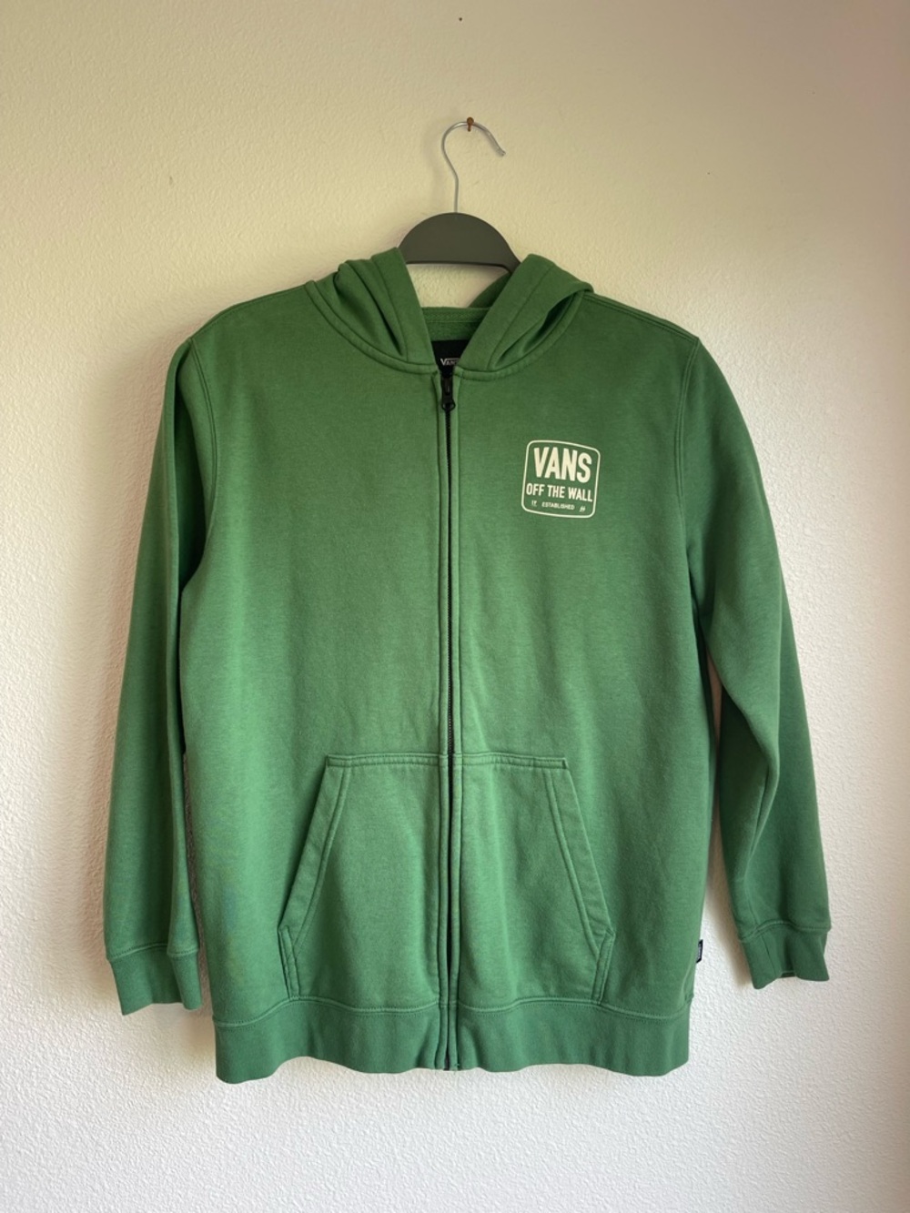 Vans Teal Green 'Off The Wall' Logo Hoodie